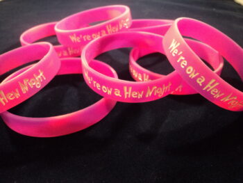 Off the Shelf Silicone Wristbands for hen nights