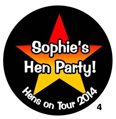 Customised Badges for Hen Nights - Image 3