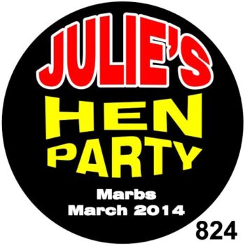 Customised Badges for Hen Nights
