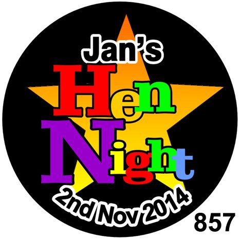 Customised Badges for Hen Nights - Image 38