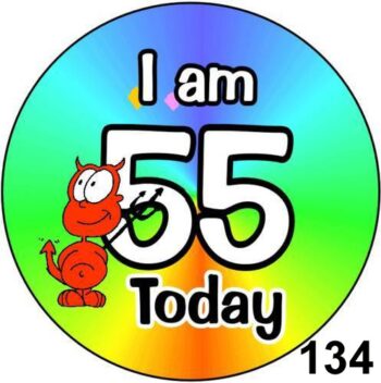 Rainbow Age Badge - all ages available. CANNOT BE CUSTOMISED - Image 2