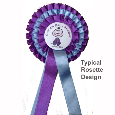 Baby Shower Rosettes