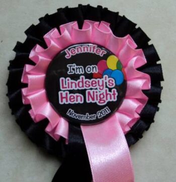 Hen Night Rosettes
