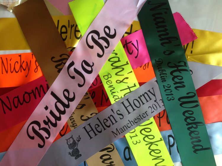 Personalised Sash - printed on the Front and Back - Image 7