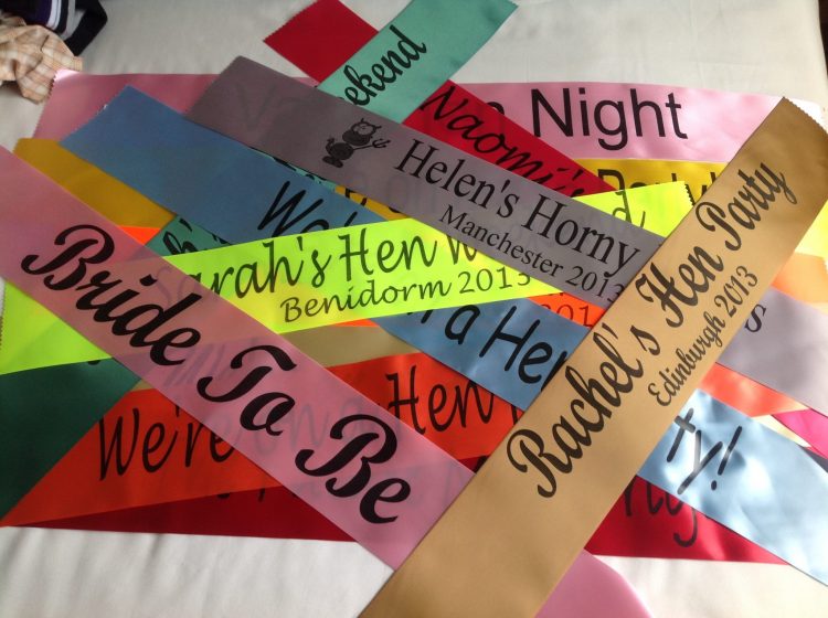 Personalised Sash - printed on the Front and Back - Image 6