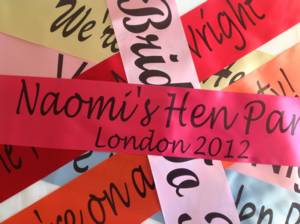 Personalised Sash - printed on the Front and Back - Image 9