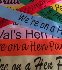Personalised Sash - printed on the Front and Back - Image 8
