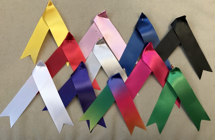 Funeral or Memorial Ribbons 25mm - with attachments - Image 10