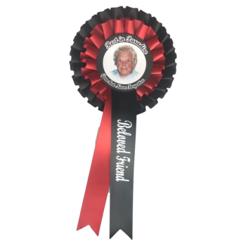 Photo Rosettes with a Custom Printed Tail
