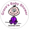 Baby shower Badges