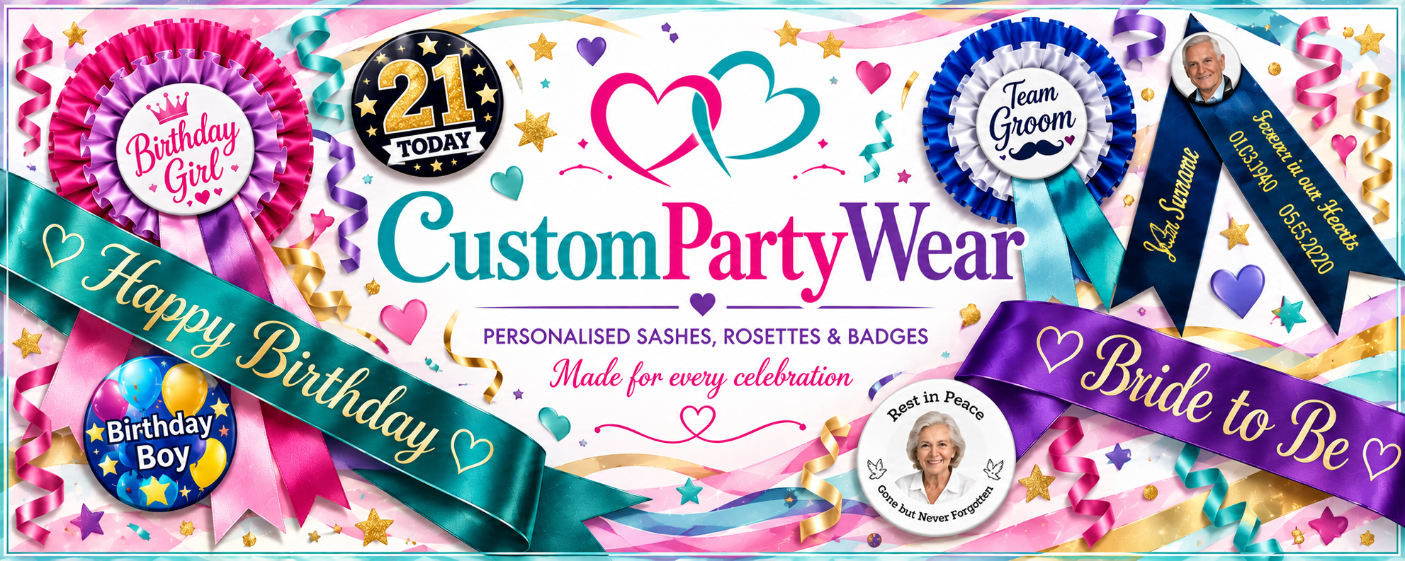 CustomPartyWear Celebration Banner